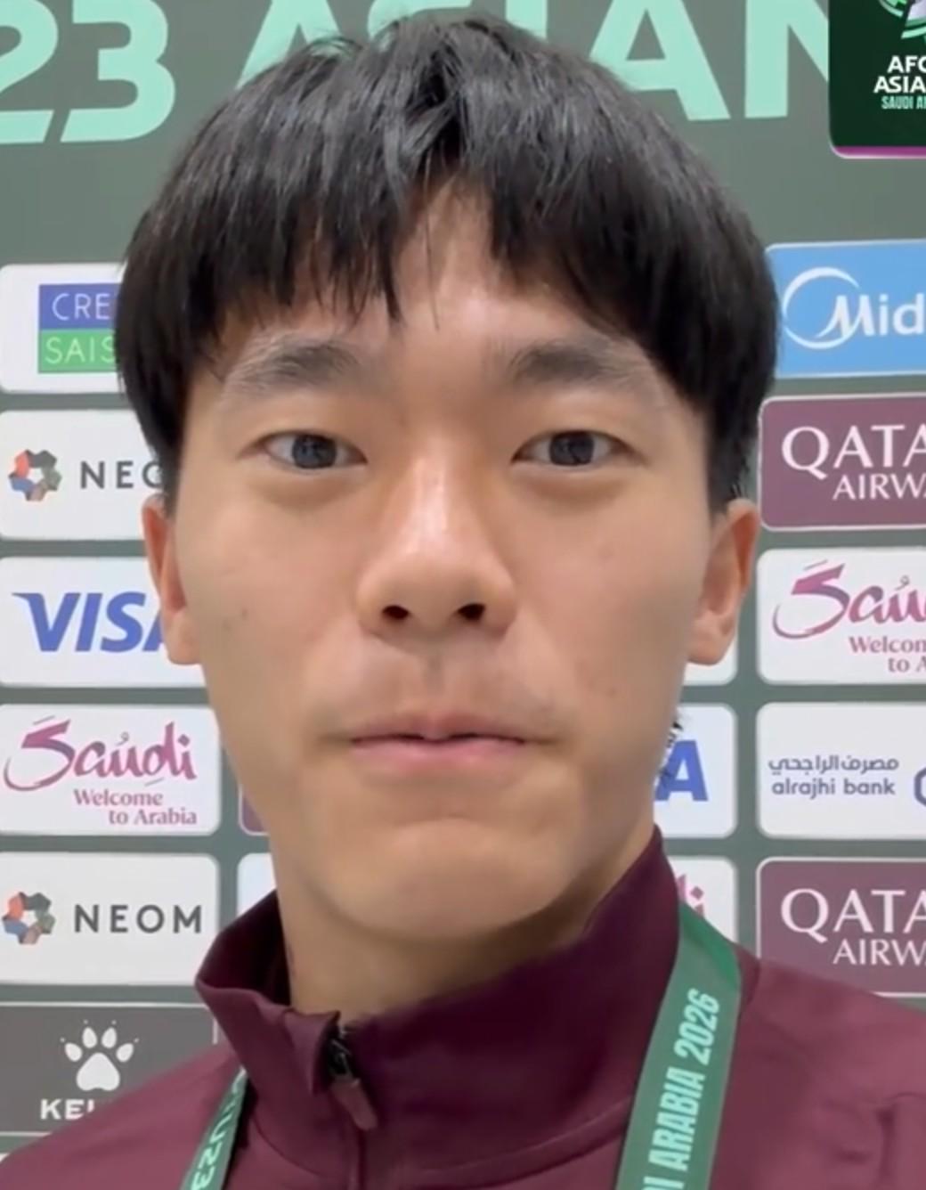 胡荷韬：会在决赛拼尽全力，请球迷随我们一起见证新历史